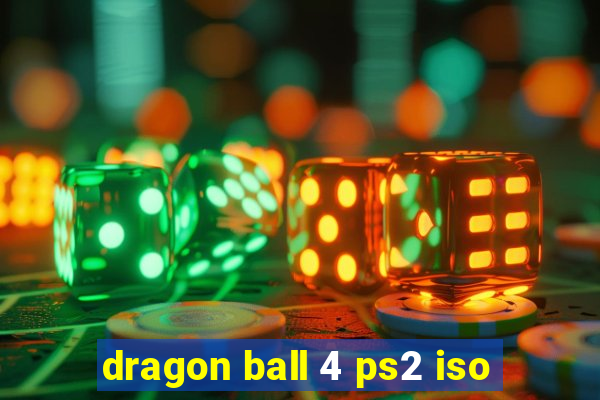 dragon ball 4 ps2 iso