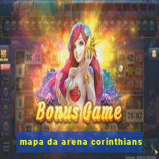 mapa da arena corinthians