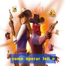 como operar leil o de abertura mini indice