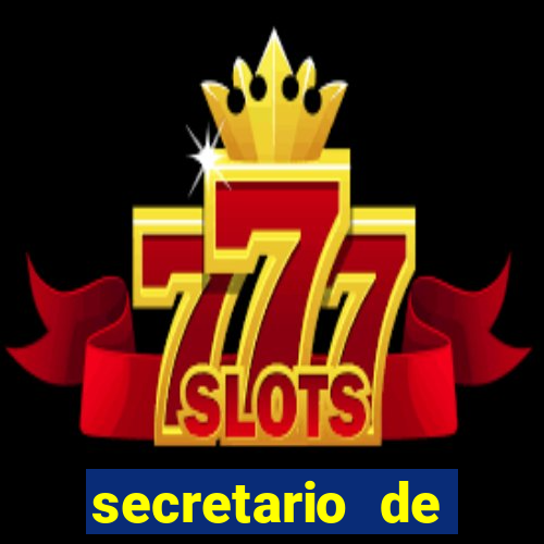 secretario de esporte salario