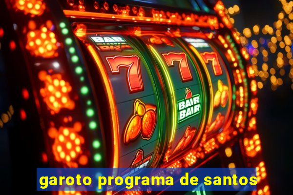 garoto programa de santos