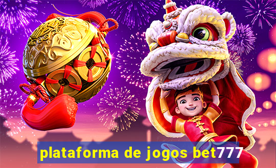 plataforma de jogos bet777