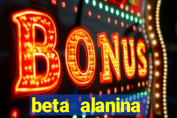 beta alanina aumenta a pressao